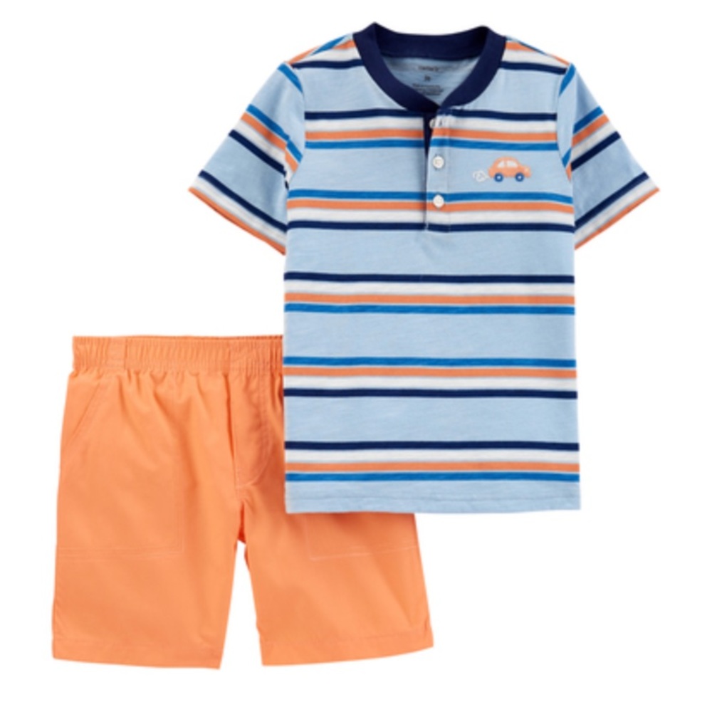 COPY - Carter's Boys 3T 2 Piece.New with tags.Top/Shorts